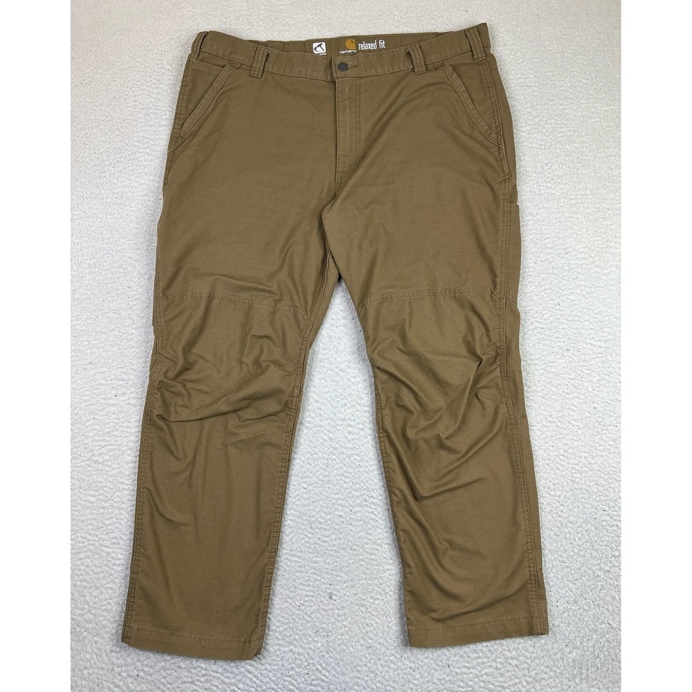 Carhartt Full Swing Pants Mens 42x30 Brown Water Repellent Cryder‎ Work Pant